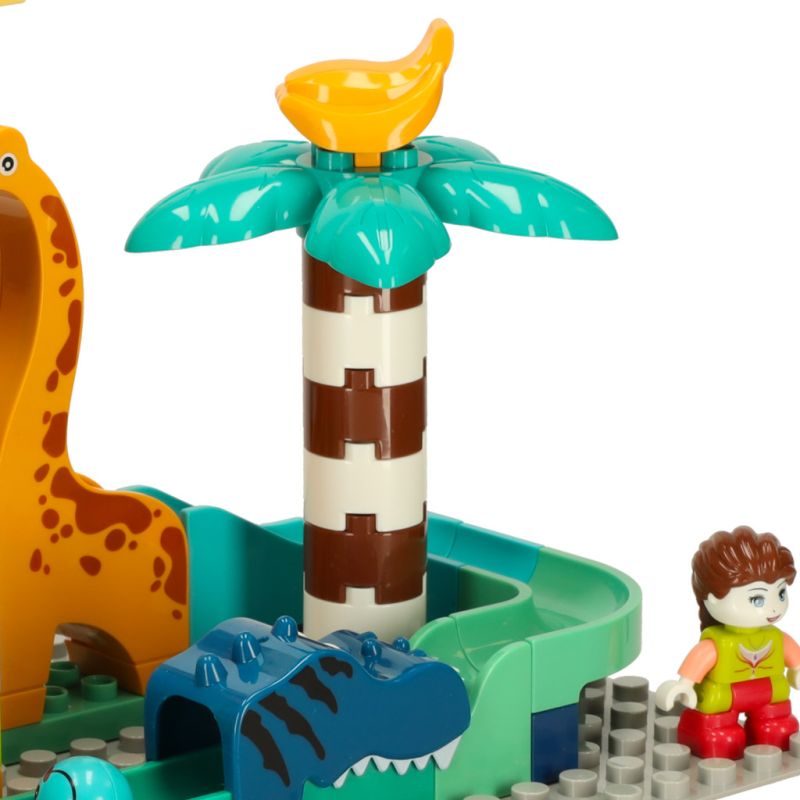 Klocki konstrukcyjne tor kulkowy 147 el. Bibi-inn - obrazek 4