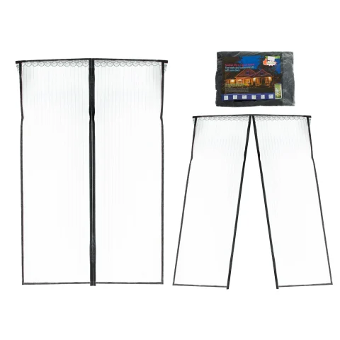 Moskitiera siatka magnetyczna na drzwi 160x230cm CZARNA