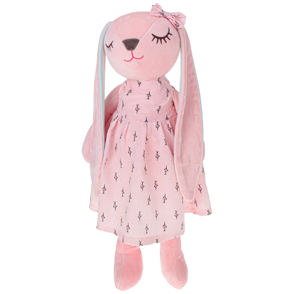 Maskotka pluszowa królik różowy 52cm - obrazek 5