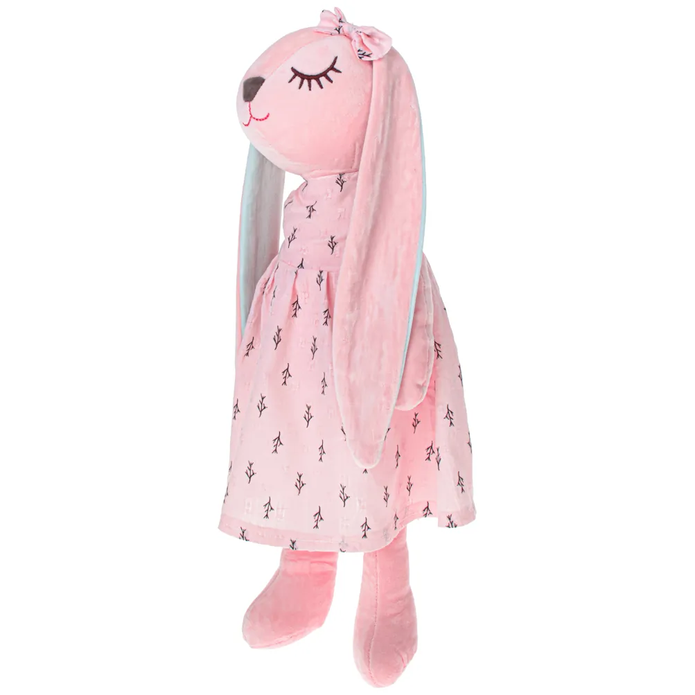 Maskotka pluszowa królik różowy 52cm - obrazek 6
