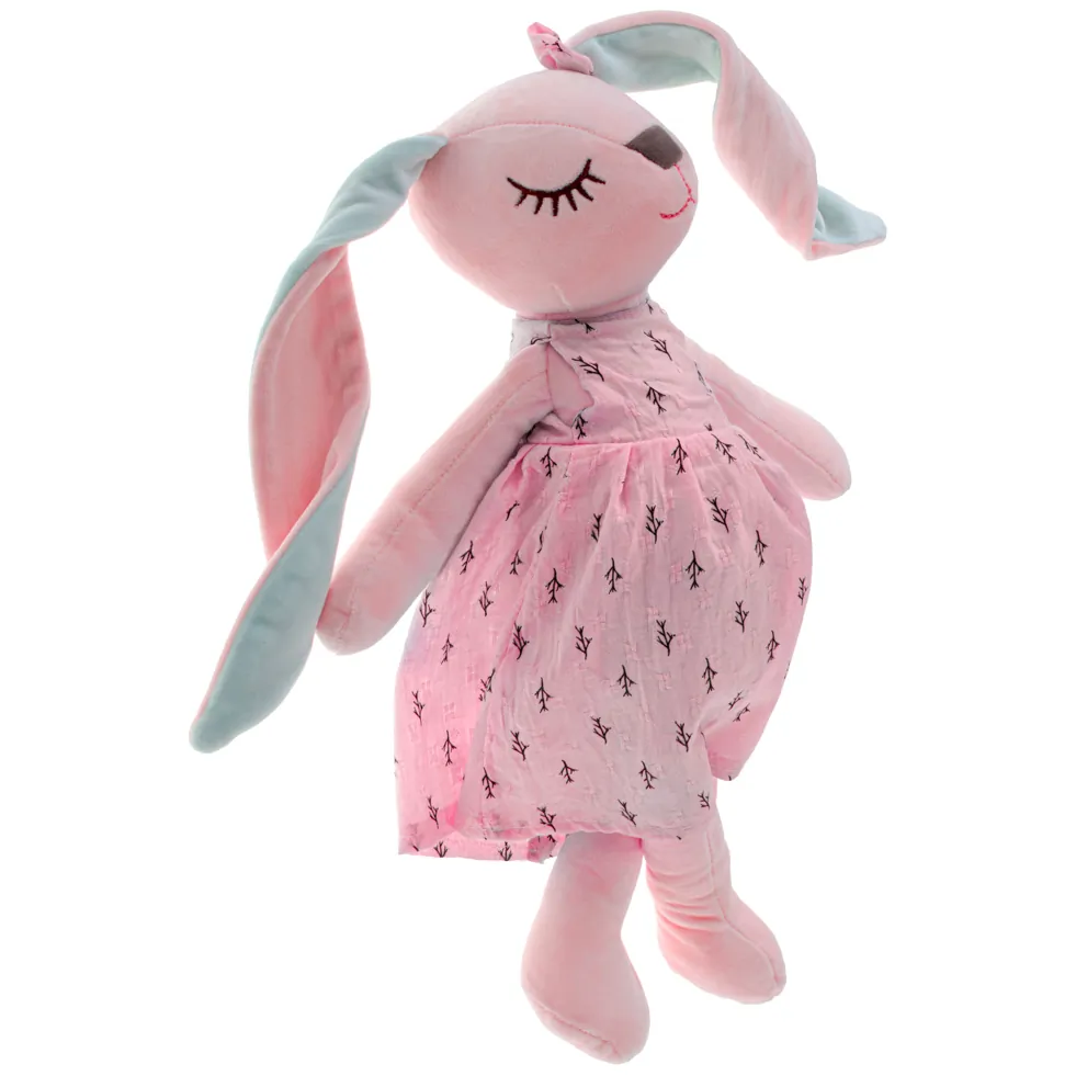 Maskotka pluszowa królik różowy 52cm - obrazek 9