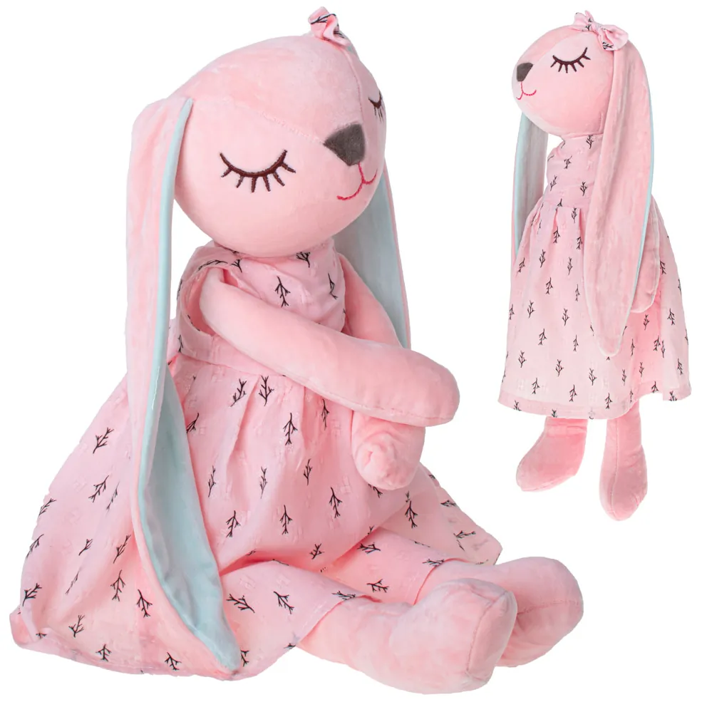 Maskotka pluszowa królik różowy 52cm