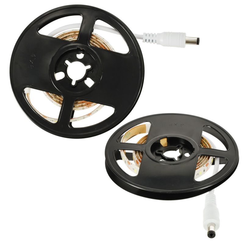 Taśma LED wodoodporna  na baterie USB czujnik ruchu 1M 59LED ciepły biały - obrazek 3