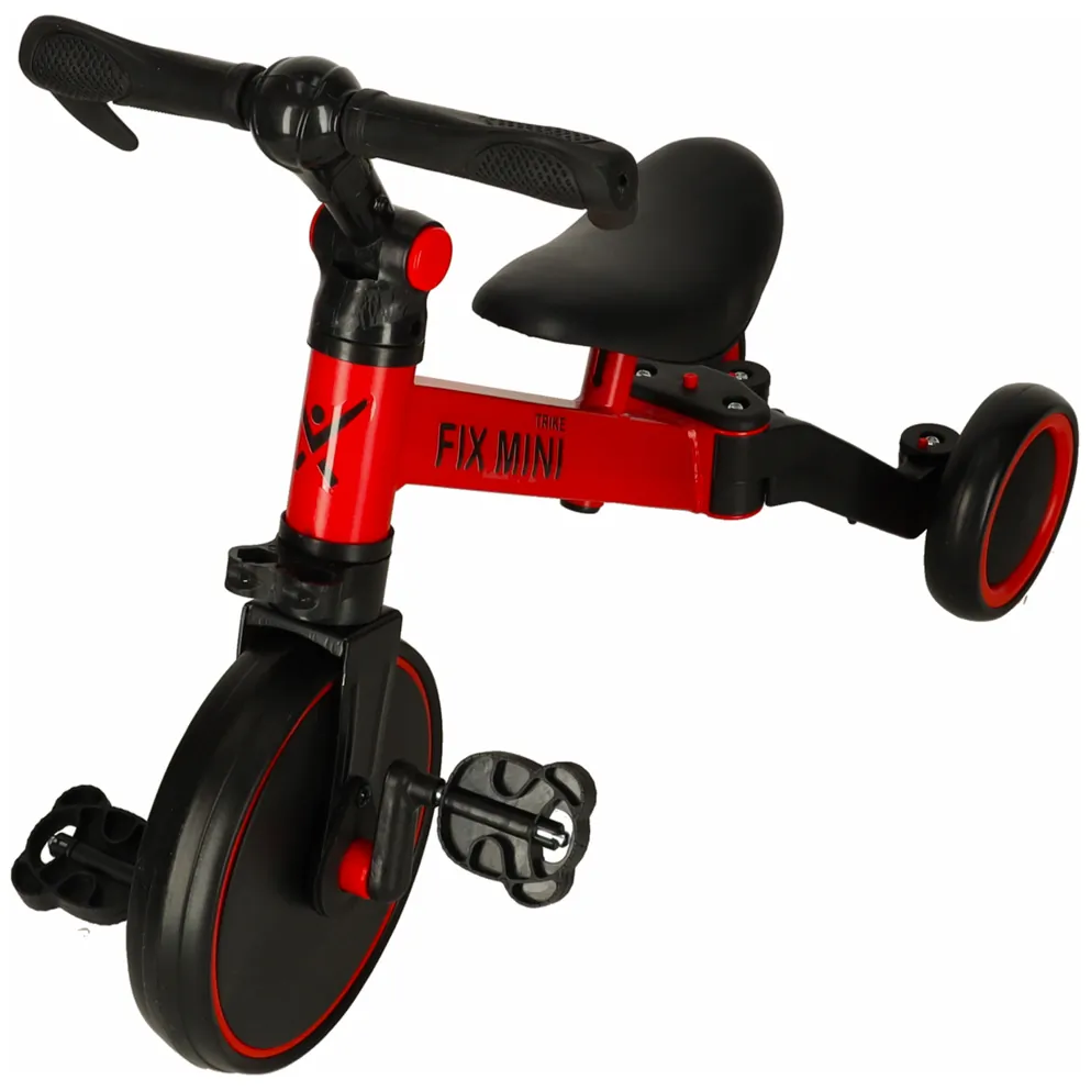 Rowerek biegowy Trike Fix Mini rower wielofunkcyjny 3w1 czerwony - obrazek 4