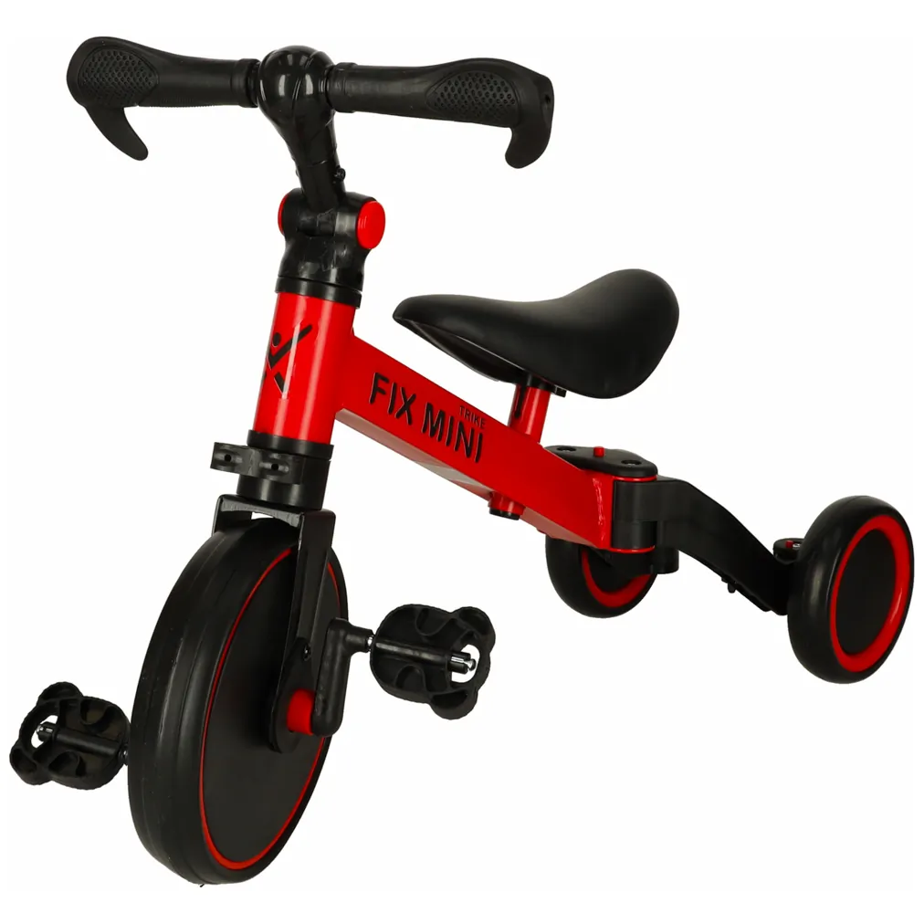 Rowerek biegowy Trike Fix Mini rower wielofunkcyjny 3w1 czerwony - obrazek 5