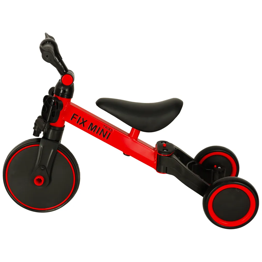 Rowerek biegowy Trike Fix Mini rower wielofunkcyjny 3w1 czerwony