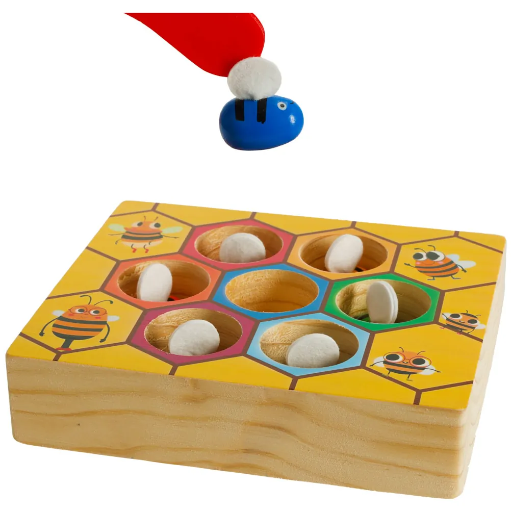 Gra edukacyjna plaster miodu pszczółki montessori - obrazek 6