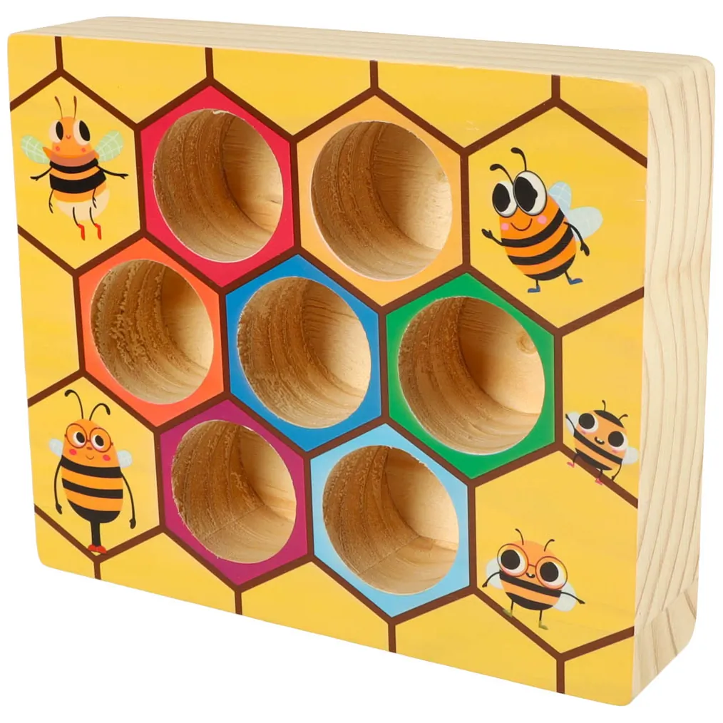 Gra edukacyjna plaster miodu pszczółki montessori - obrazek 8