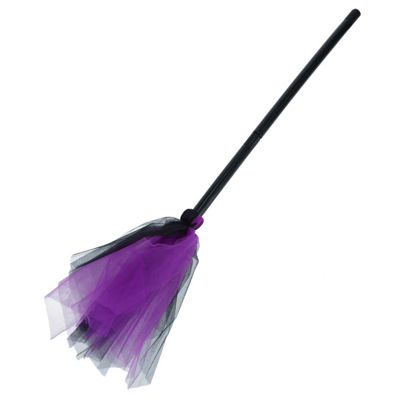 Kostium strój karnawałowy przebranie czarownica wiedźma 3 elementy fioletowy - obrazek 4