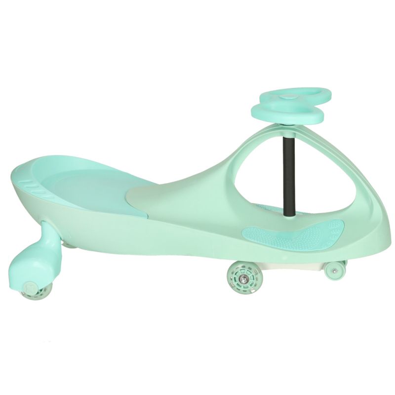 Jeździk grawitacyjny LED Swing Fix S3 świecące koła miętowy - obrazek 2