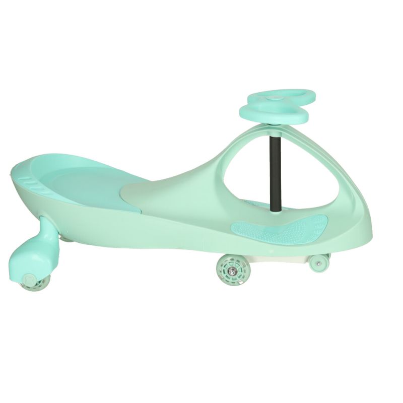 Jeździk grawitacyjny LED Swing Fix S3 świecące koła miętowy - obrazek 8