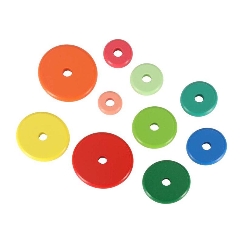 Piramida drewniana z podstawą wieża sorter - obrazek 8