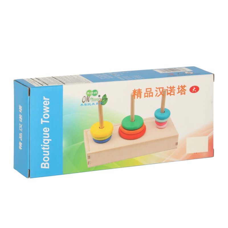 Piramida drewniana z podstawą wieża sorter - obrazek 10