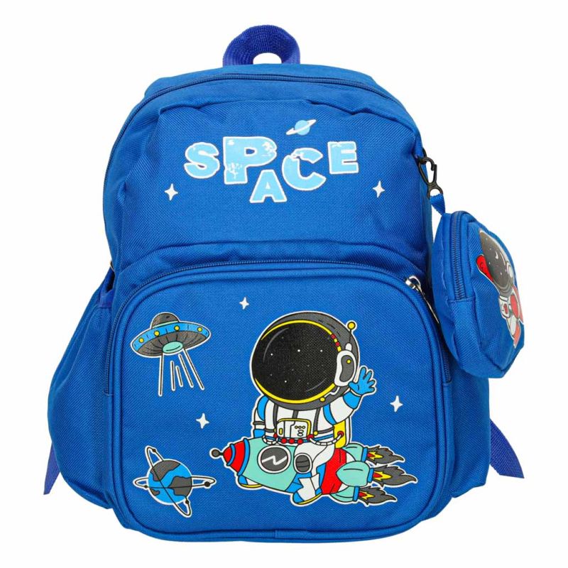 Plecak dla przedszkolaka szkolny dziecięcy astronauta 30x22x11cm - obrazek 4