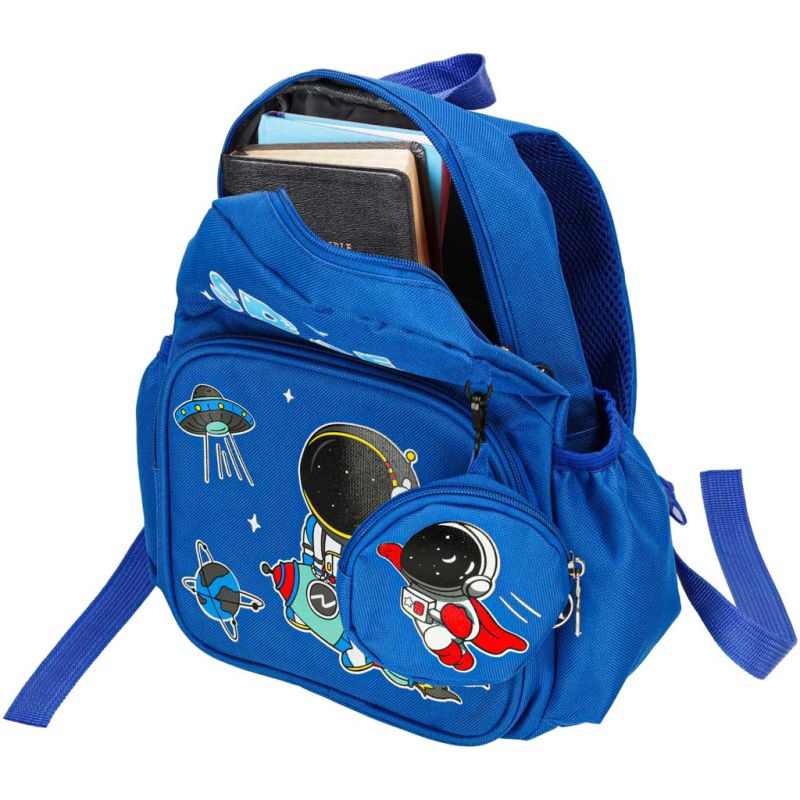 Plecak dla przedszkolaka szkolny dziecięcy astronauta 30x22x11cm - obrazek 6