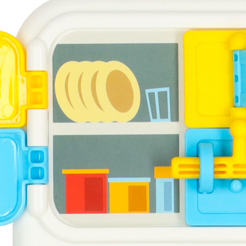 Tablica manipulacyjna sensoryczna montessori kuchnia zegar światło dźwięk - obrazek 8