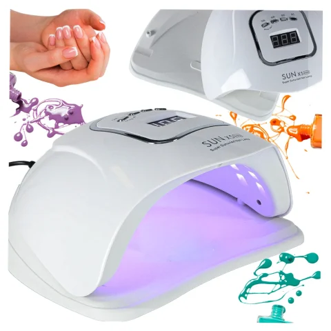 Lampa do paznokci Sun X5 UV 45 LED 150W manicure hybrydy żele