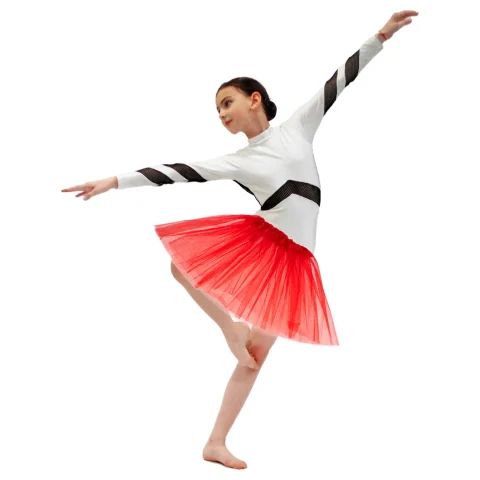 Spódniczka tiulowa tutu kostium strój karnawałowy przebranie czerwona