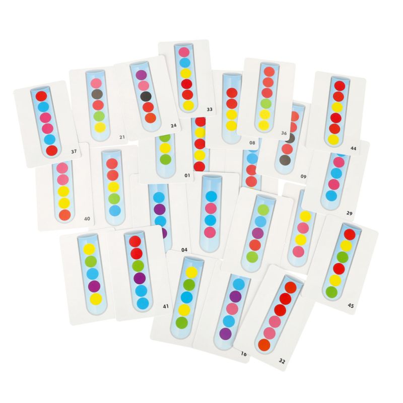 Układanka edukacyjna Montessori kolorowe kulki nauka liczenia nauka kolorów zestaw XXl 66 el. - obrazek 4