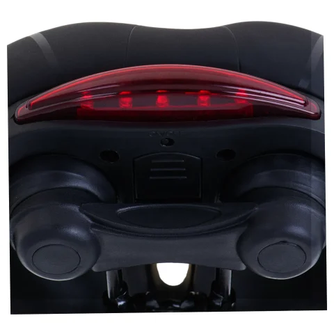 Siodełko rowerowe RALLEX sportowe wygodne pianka elastyczna lampka LED