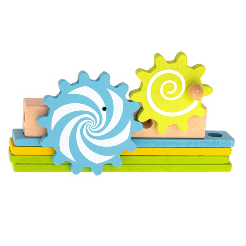 Warsztat krzesło edukacyjne klocki drewniane zestaw konstrukcyjny 49el. - obrazek 5