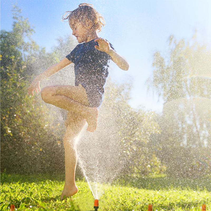 Zraszacz ogrodowy kurtyna wodna mgiełka system nawadniania 20m - obrazek 5