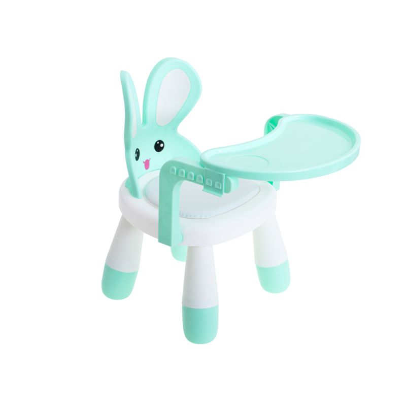 Krzesełko stolik do karmienia i zabawy miętowy - obrazek 8