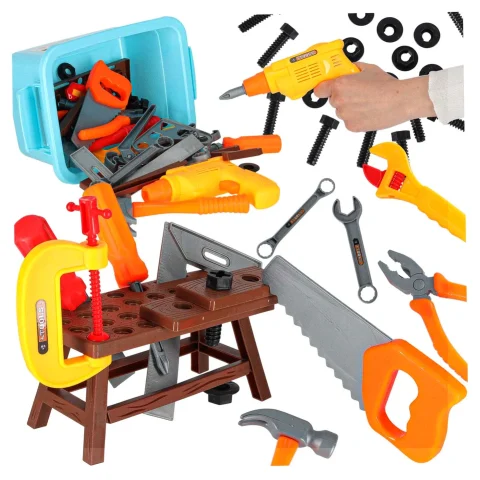 Narzędzia dla dzieci warsztat z narzędziami 48 elementów