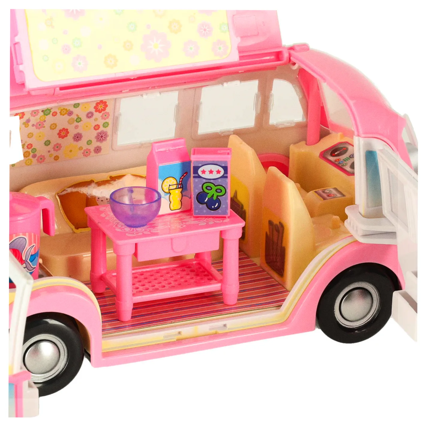 Samochód lodziarnia sklep z lodami kamper rozkładany stolik krzesła 30 elementów - obrazek 11