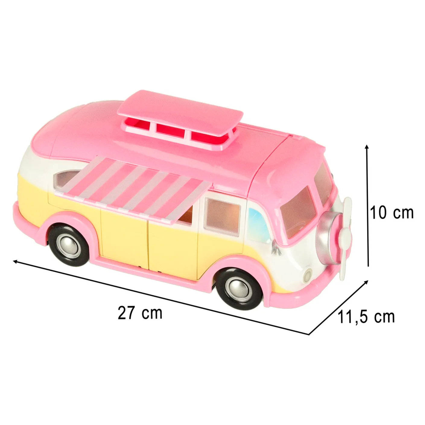 Samochód lodziarnia sklep z lodami kamper rozkładany stolik krzesła 30 elementów - obrazek 12