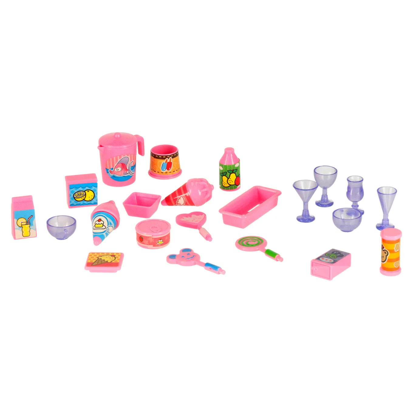 Samochód lodziarnia sklep z lodami kamper rozkładany stolik krzesła 30 elementów - obrazek 9