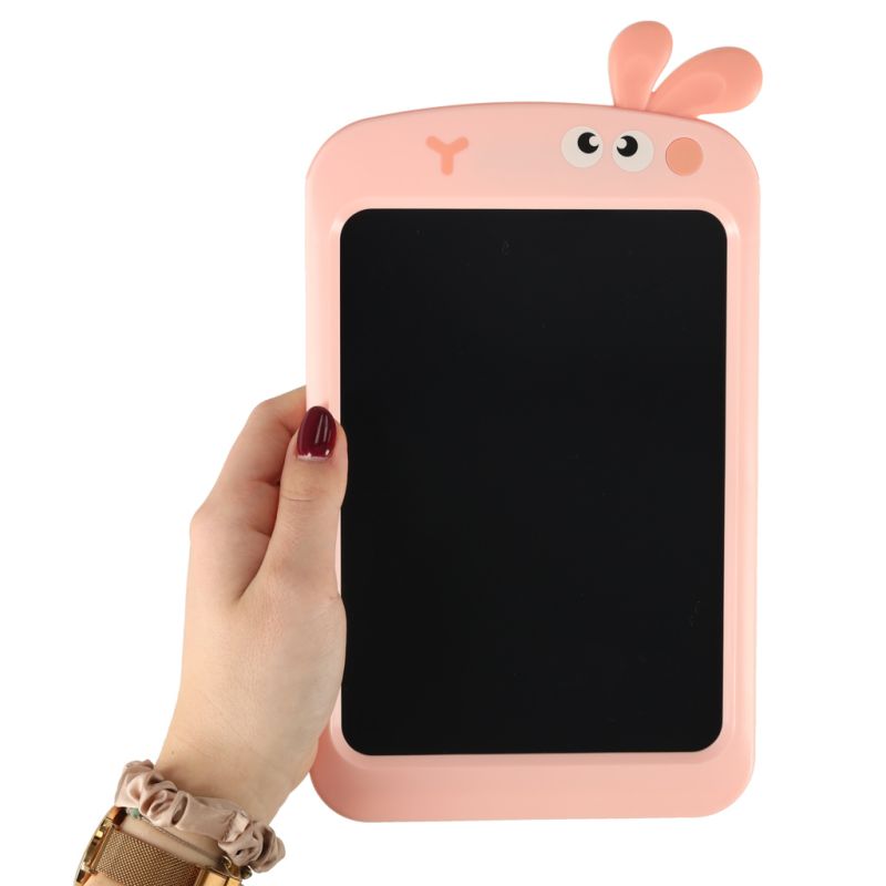 Tablet graficzny do rysowania dla dzieci znikopis tablica ekran LCD 8,5' królik róż - obrazek 6