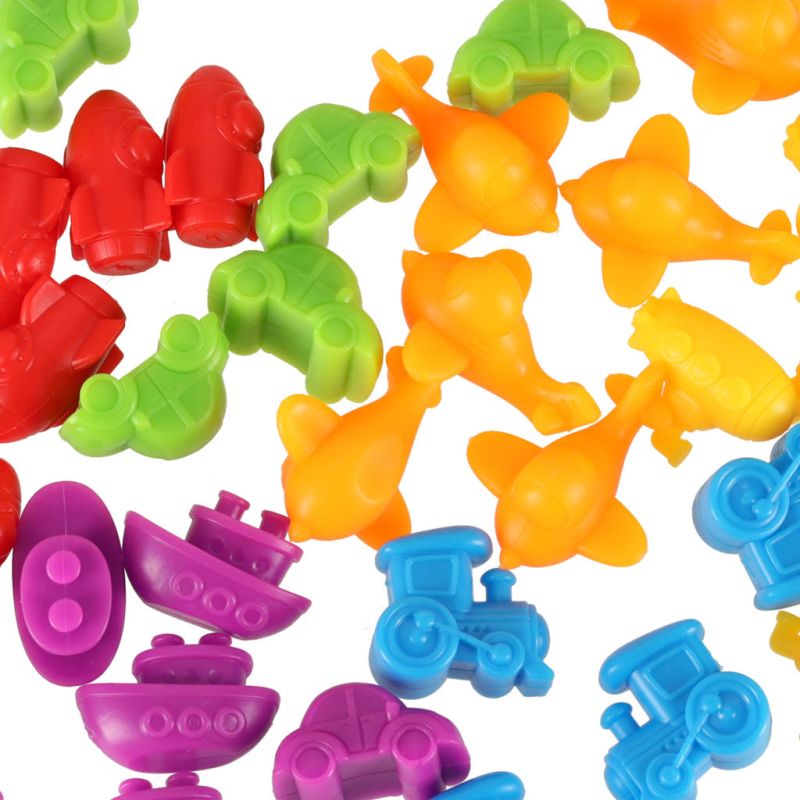 Pojazdy edukacyjne nauka liczenia montessori 36el. - obrazek 8