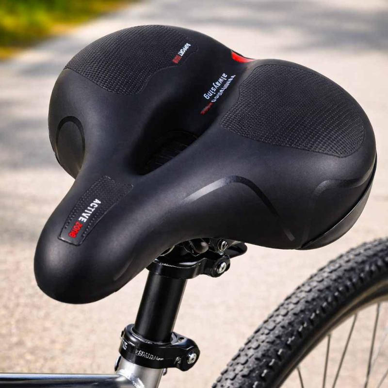 Siodełko rowerowe z pianki elastycznej z odblaskiem - obrazek 9