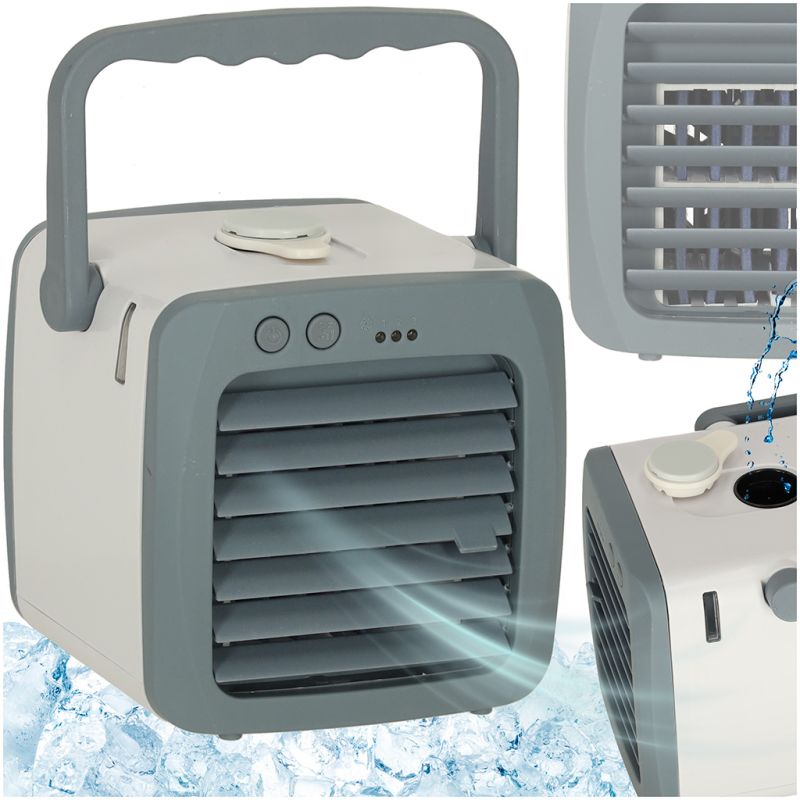 Klimator przenośny klimatyzer biurkowy mini klimatyzator na wodę nawilżacz USB - obrazek 12