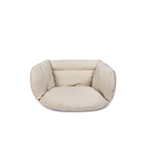 Poduszka LUARO na huśtawkę wiszącą bocianie gniazdo miękka ecru