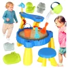 Stolik wodny tor do piasku i wody dwa poziomy akcesoria