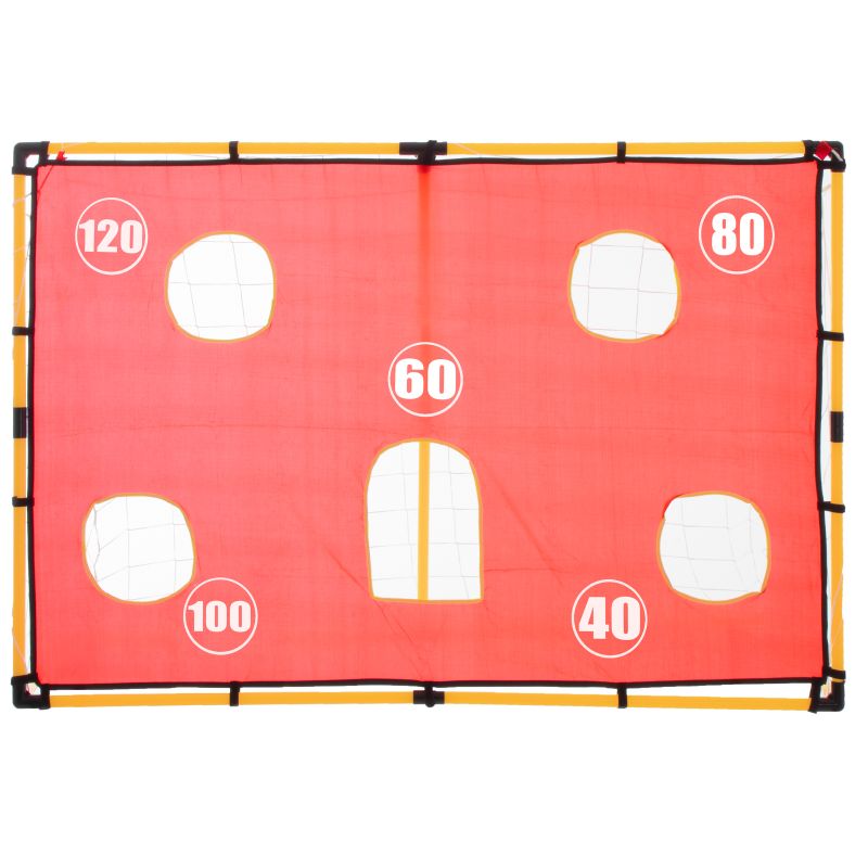 Bramka piłkarska treningowa z siatką + mata celownicza + piłka - obrazek 8
