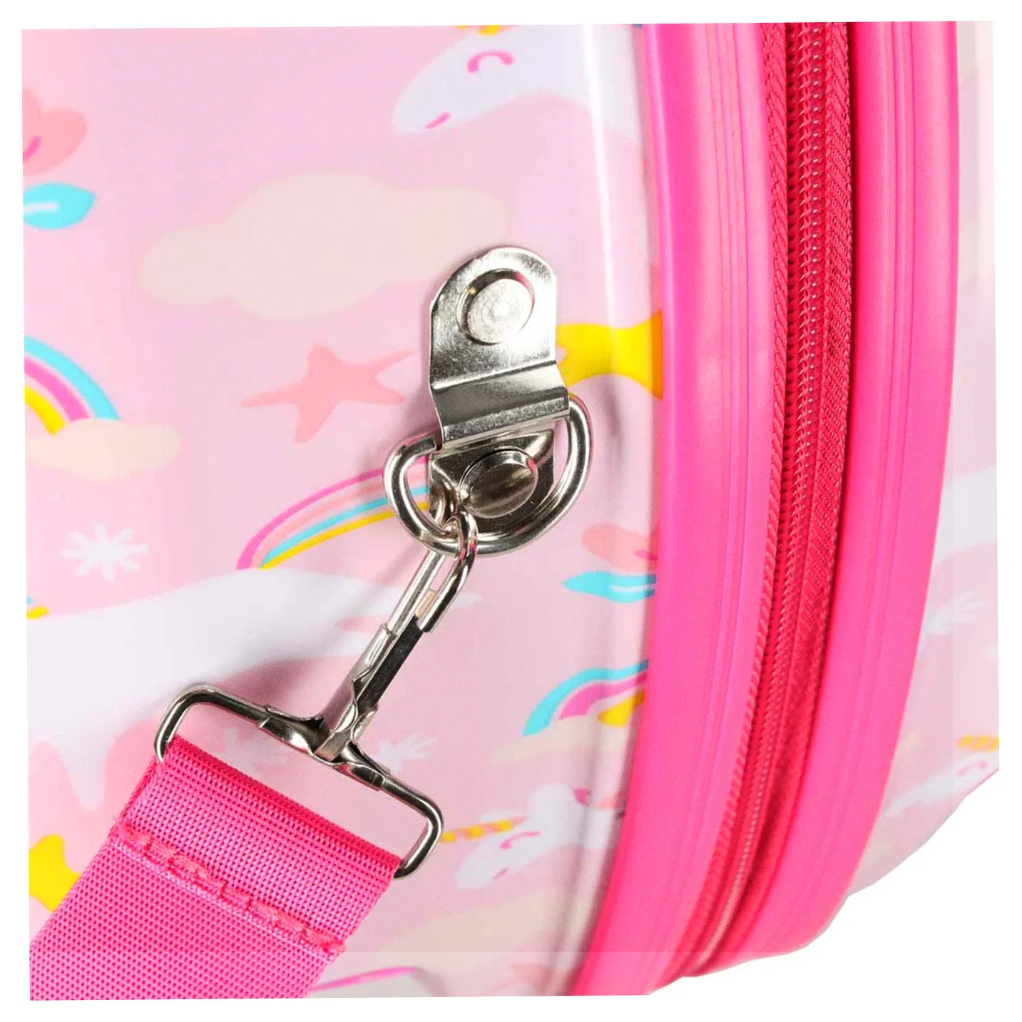 Walizka podróżna dla dzieci na kółkach bagaż podręczny jednorożec - obrazek 12