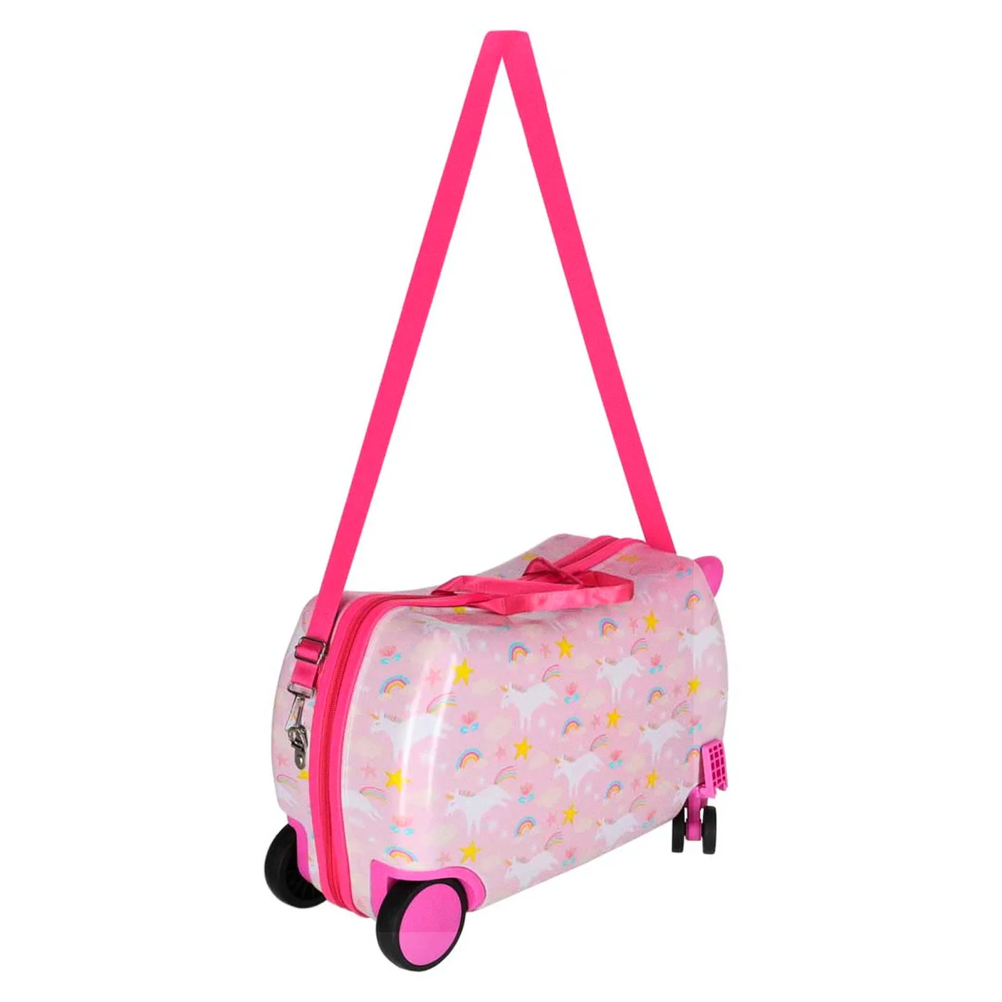 Walizka podróżna dla dzieci na kółkach bagaż podręczny jednorożec - obrazek 6