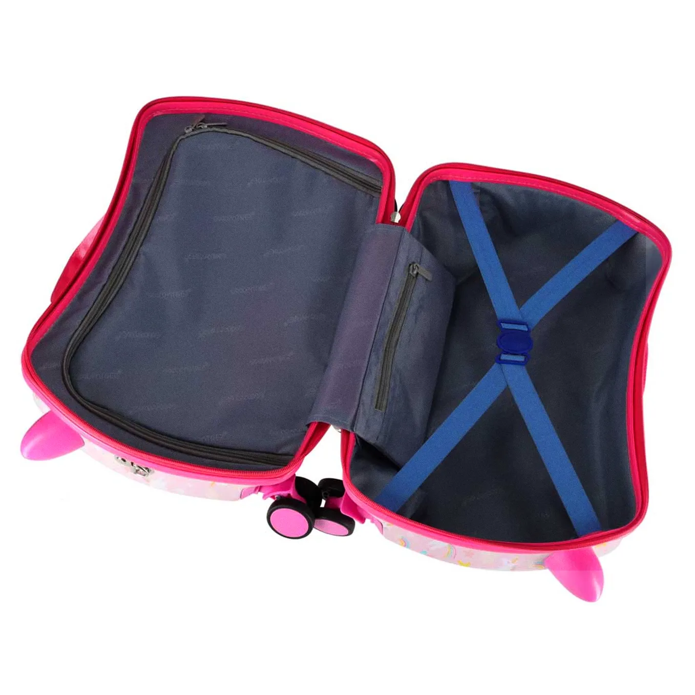 Walizka podróżna dla dzieci na kółkach bagaż podręczny jednorożec - obrazek 7