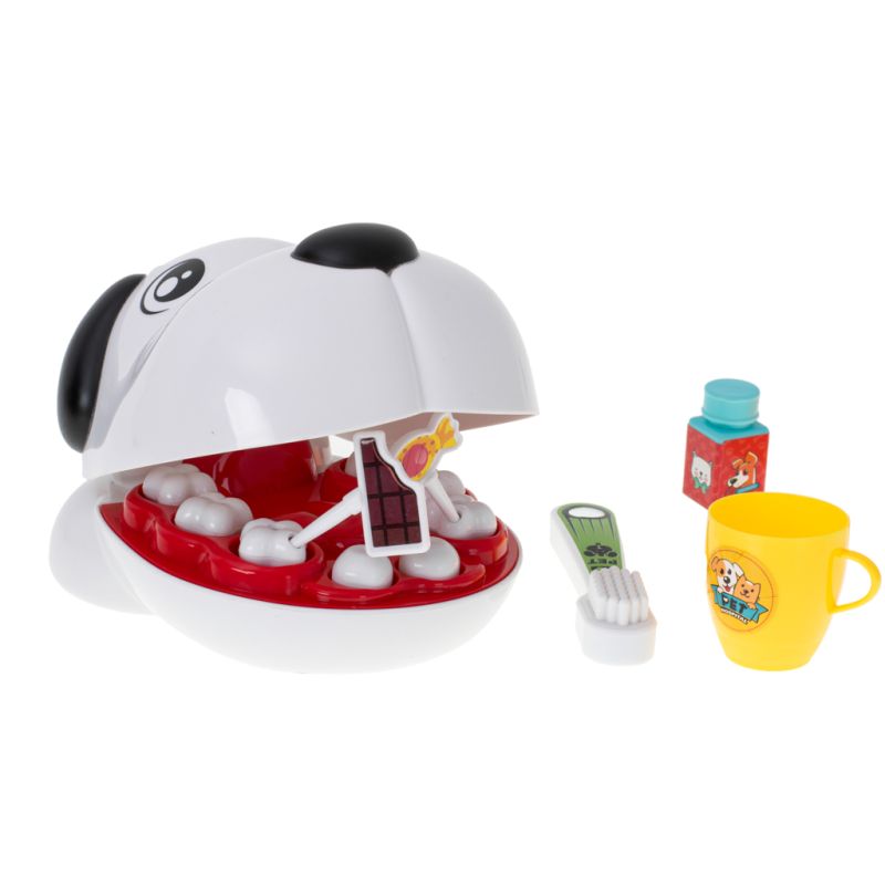 Chory ząbek dentysta zwierząt pies piesek zabawa wylecz zęba nauka weterynarz - obrazek 4