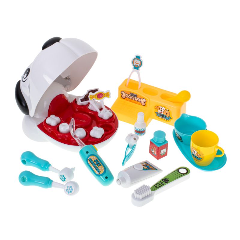 Chory ząbek dentysta zwierząt pies piesek zabawa wylecz zęba nauka weterynarz - obrazek 6
