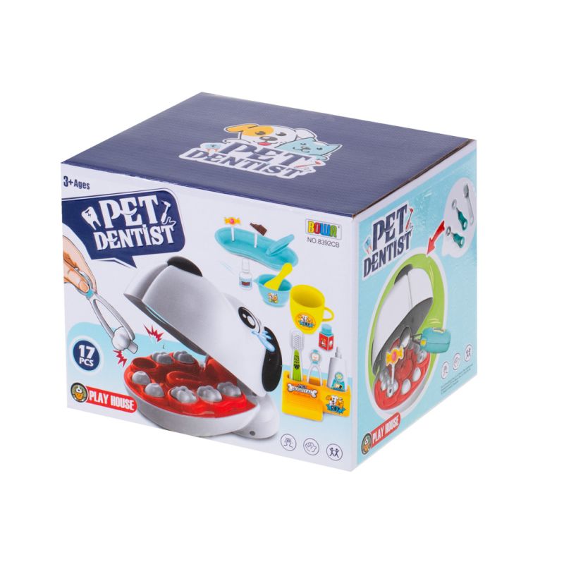 Chory ząbek dentysta zwierząt pies piesek zabawa wylecz zęba nauka weterynarz - obrazek 10