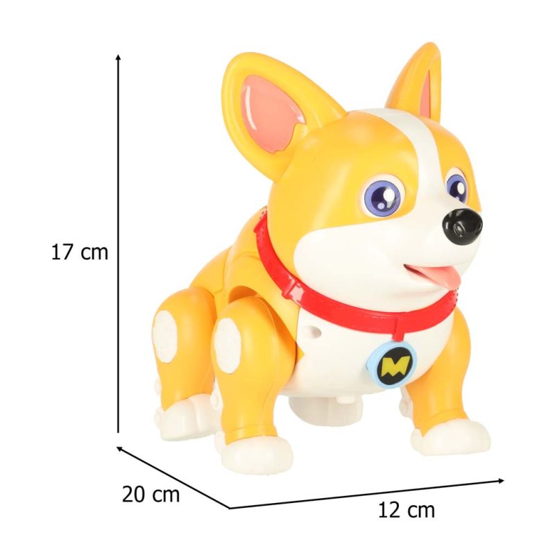 Pies piesek interaktywny robot Corgi świecące uszy muzyka - obrazek 7