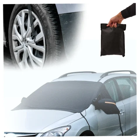 Mata osłona na szybę antyszronowa przeciwsłoneczna samochodową magnetyczna