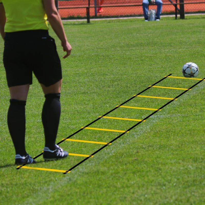 Drabinka gimnastyczna treningowa do ćwiczeń 6m - obrazek 8