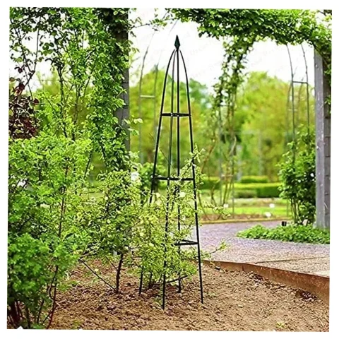 Pergola podpora LUARO ogrodowa na kwiaty stojak na róże pnące piramida metalowa
