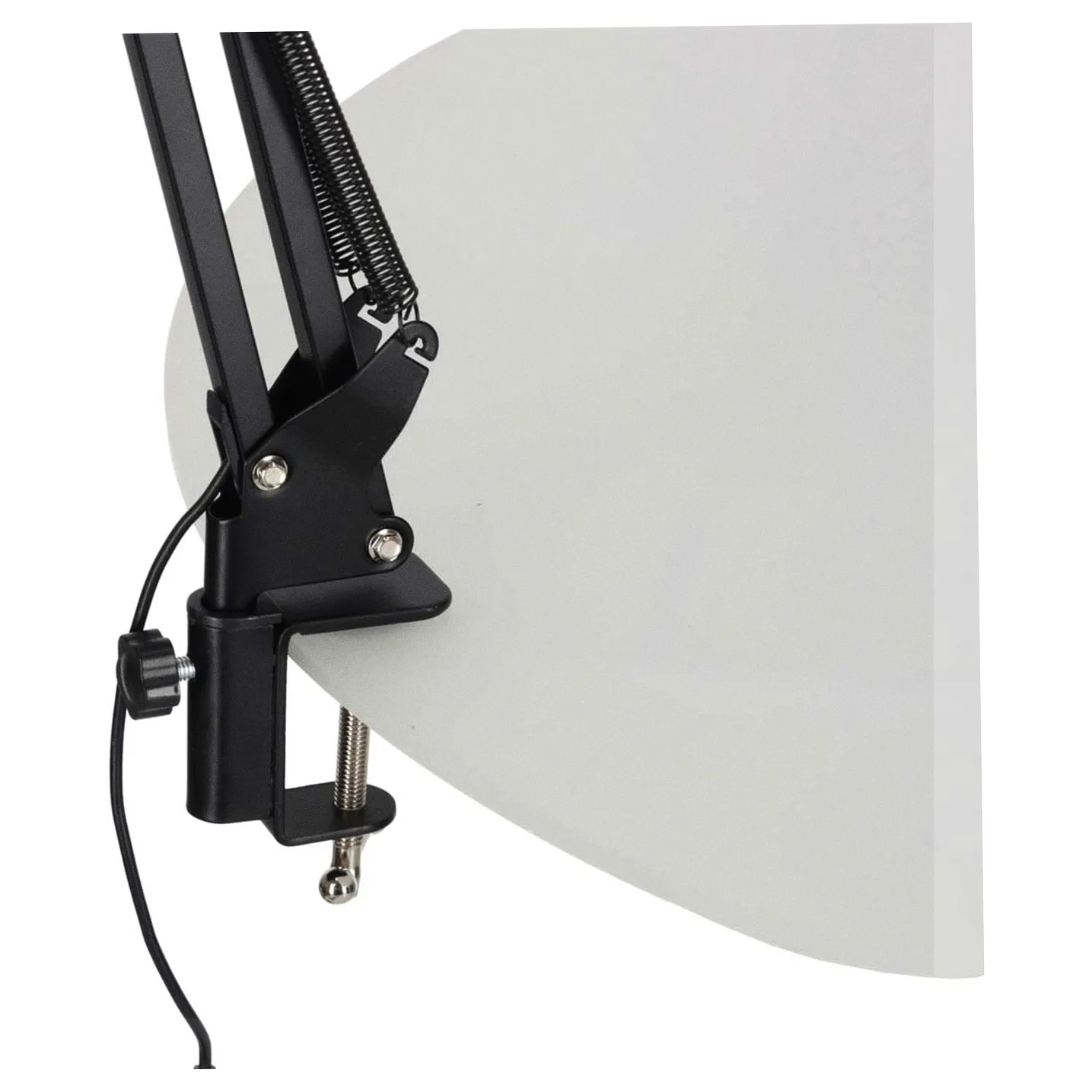 Lampka na biurko biurkowa LED USB obrotowy wysięgnik 2 sposoby mocowania - obrazek 7