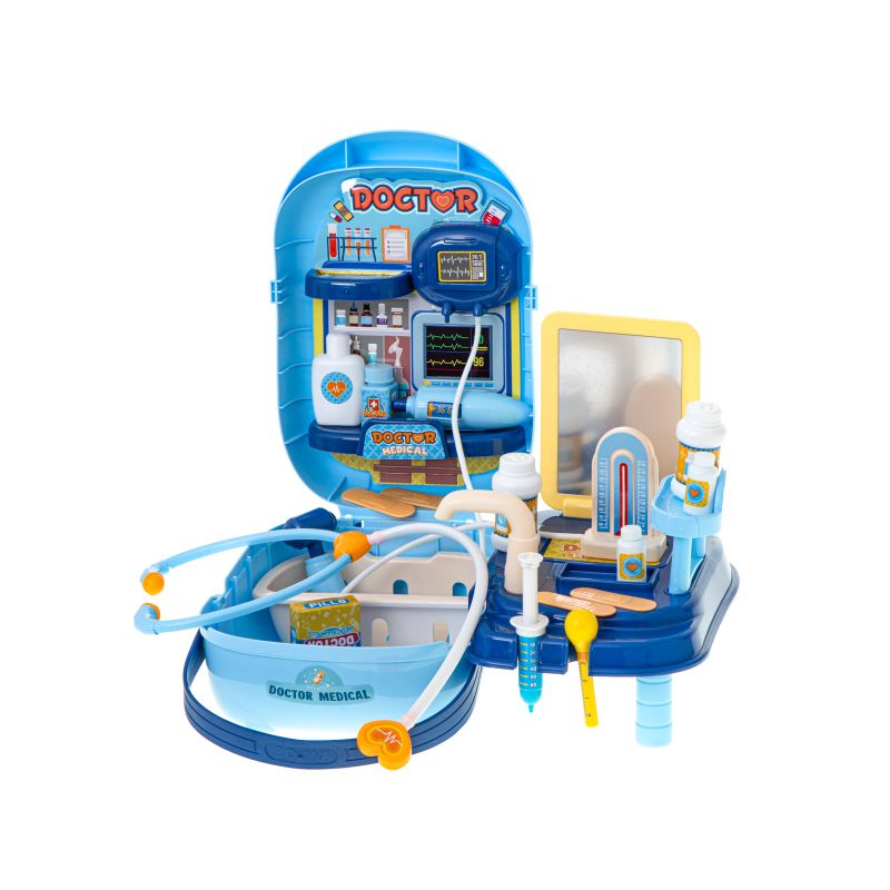 Zestaw lekarza z akcesoriami w walizce 34el. + stolik - obrazek 4